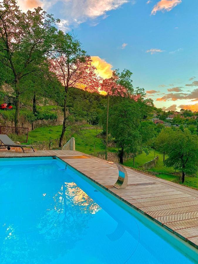 La Casa Sulla Collina Del Castello Villa Breno Eksteriør billede