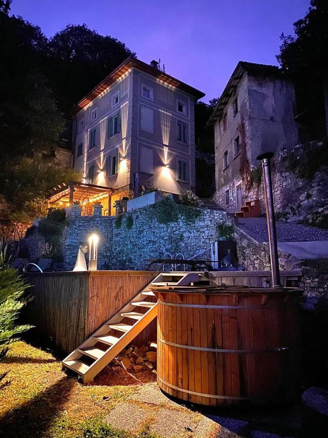 La Casa Sulla Collina Del Castello Villa Breno Eksteriør billede