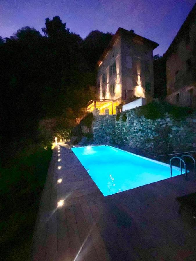 La Casa Sulla Collina Del Castello Villa Breno Eksteriør billede